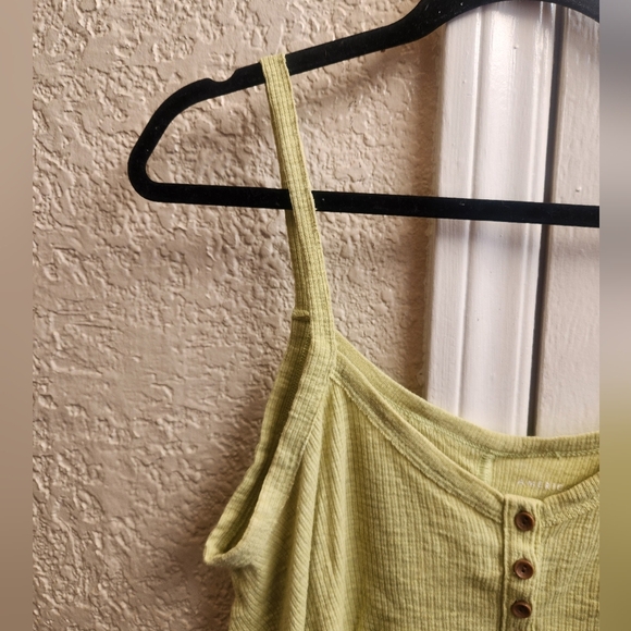 American Eagle- Textured Henley Tank Top - Picture 5 of 8